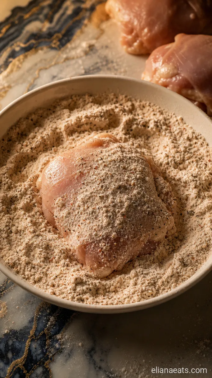 Step 4: Dredge the Chicken