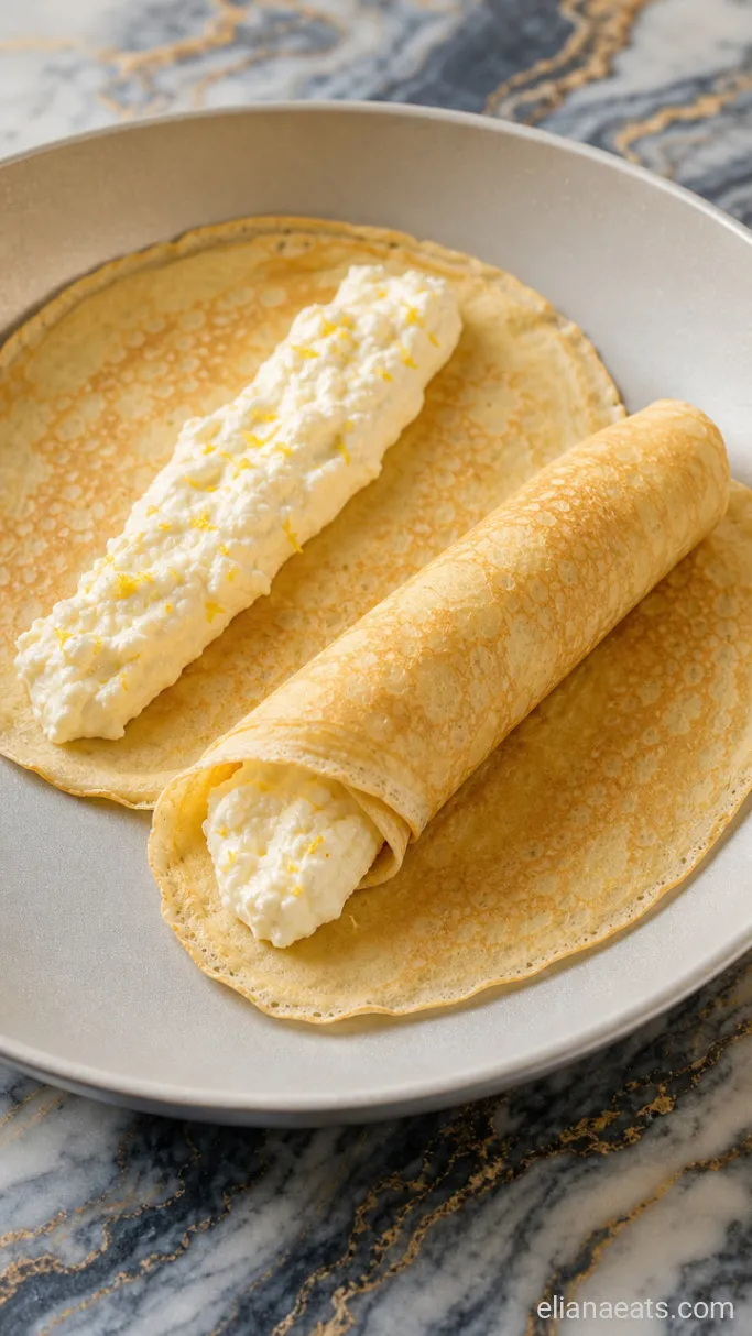 Step 4: Fill and Roll the Crepes