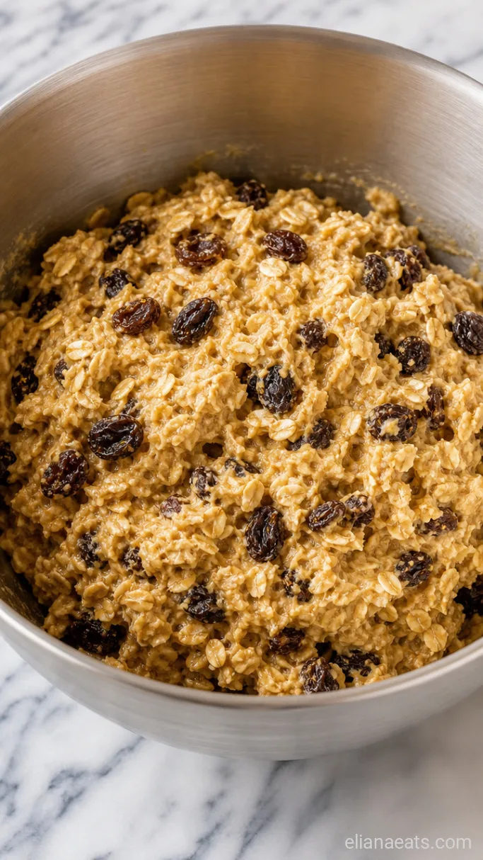 Step 4: Fold in the Oats and Raisins