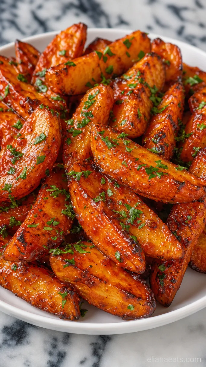 Step 4: Glaze and Broil the Wedges