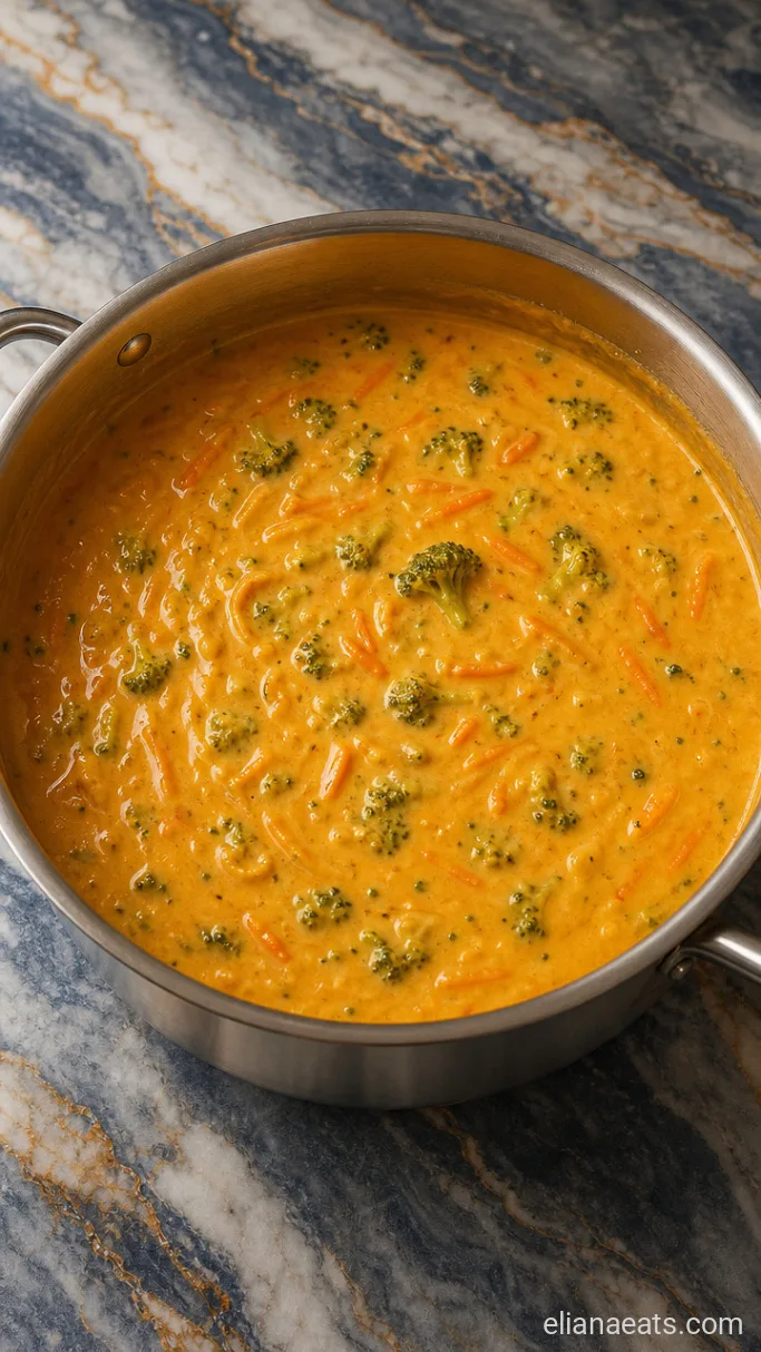Step 4: Melt in the Cheddar