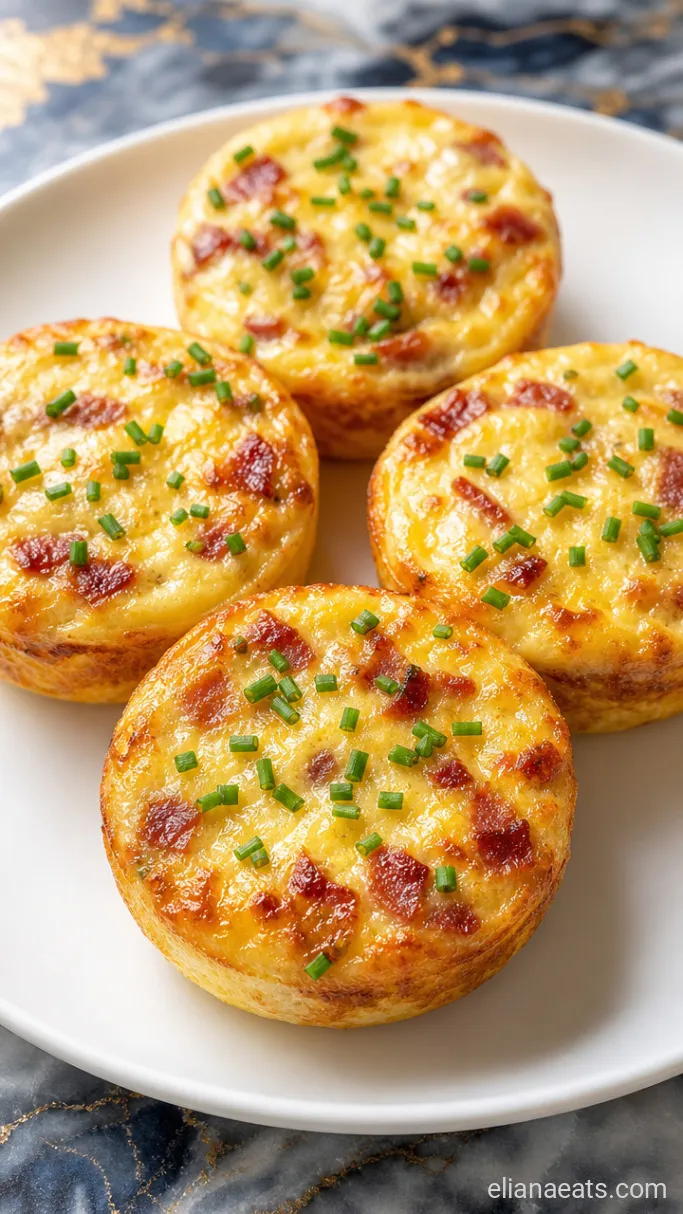 Step 4: Plate and Garnish the Egg Bites