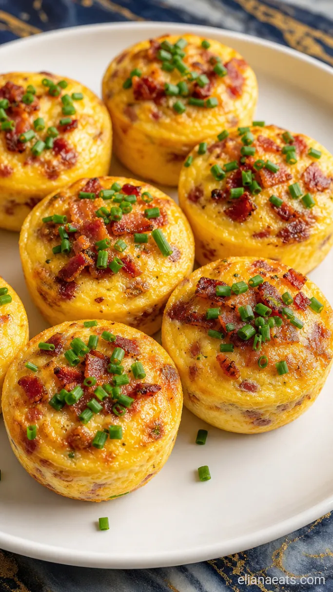 Step 4: Plate and Garnish the Egg Bites