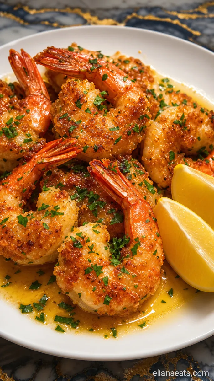 Step 4: Plate and Garnish the Shrimp