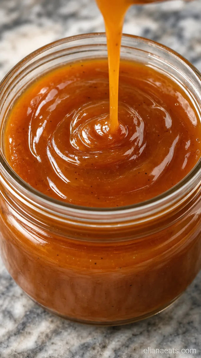 Step 4: Pour and Swirl the Sauce