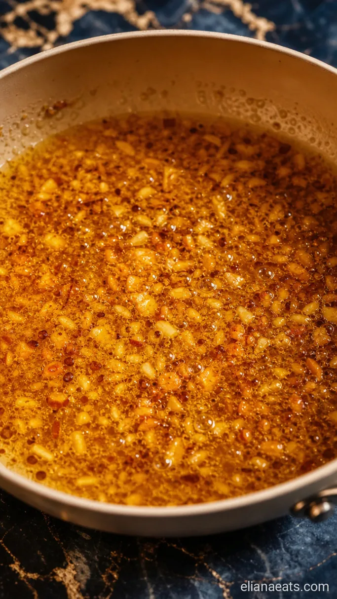 Step 4: Simmer the Garlic Butter