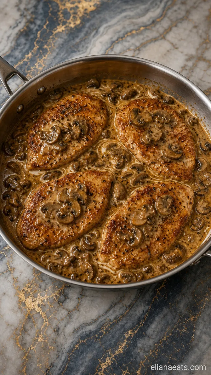 Step 4: Simmer the Marsala Sauce