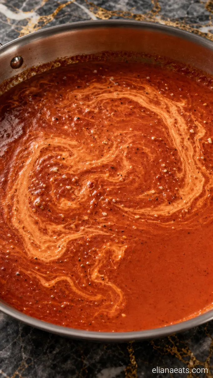 Step 4: Stir in the Cream and Parmesan