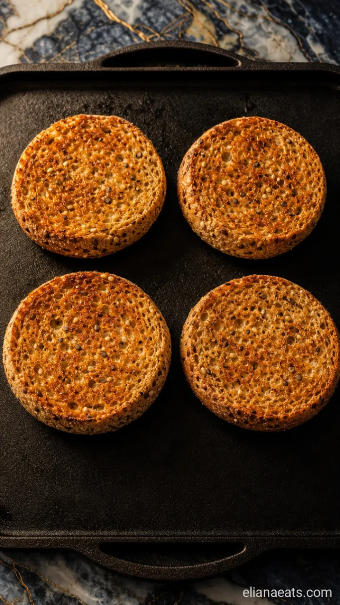 Step 4: Toast the English Muffins