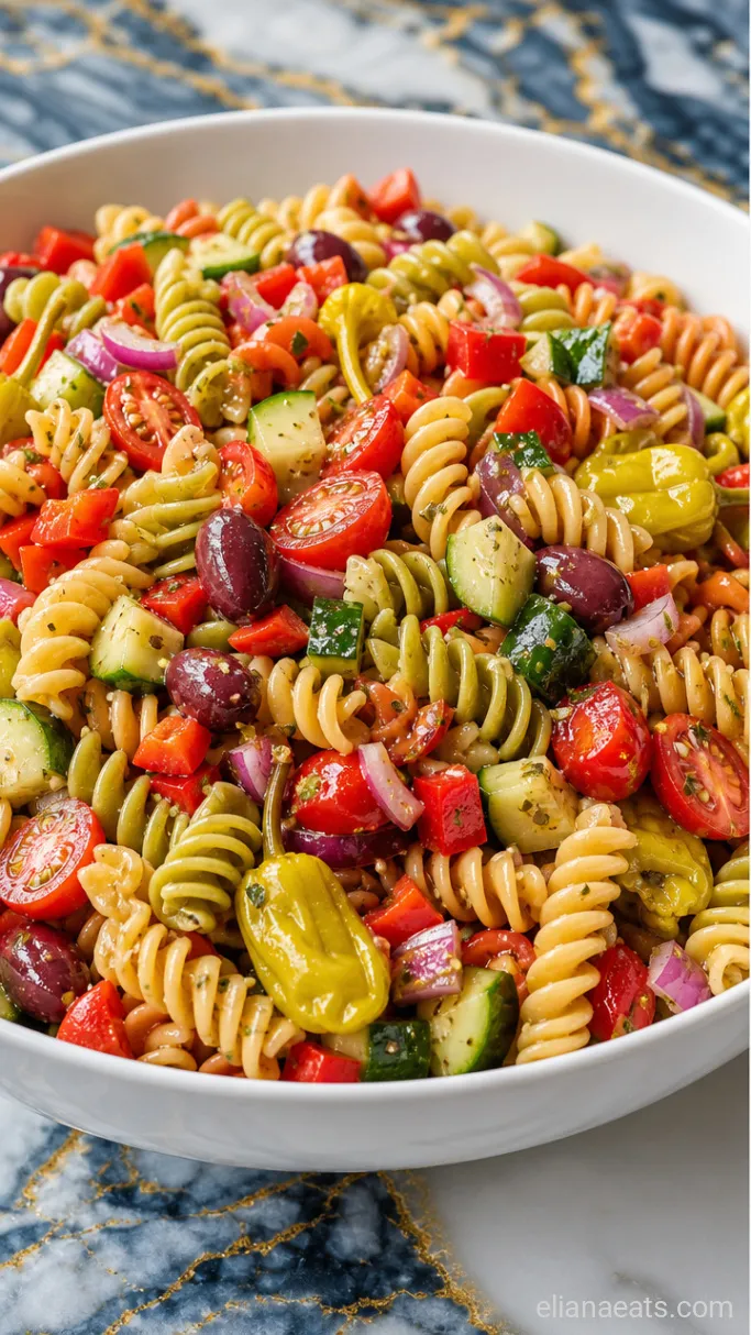 Step 4: Toss the Pasta and Dressing