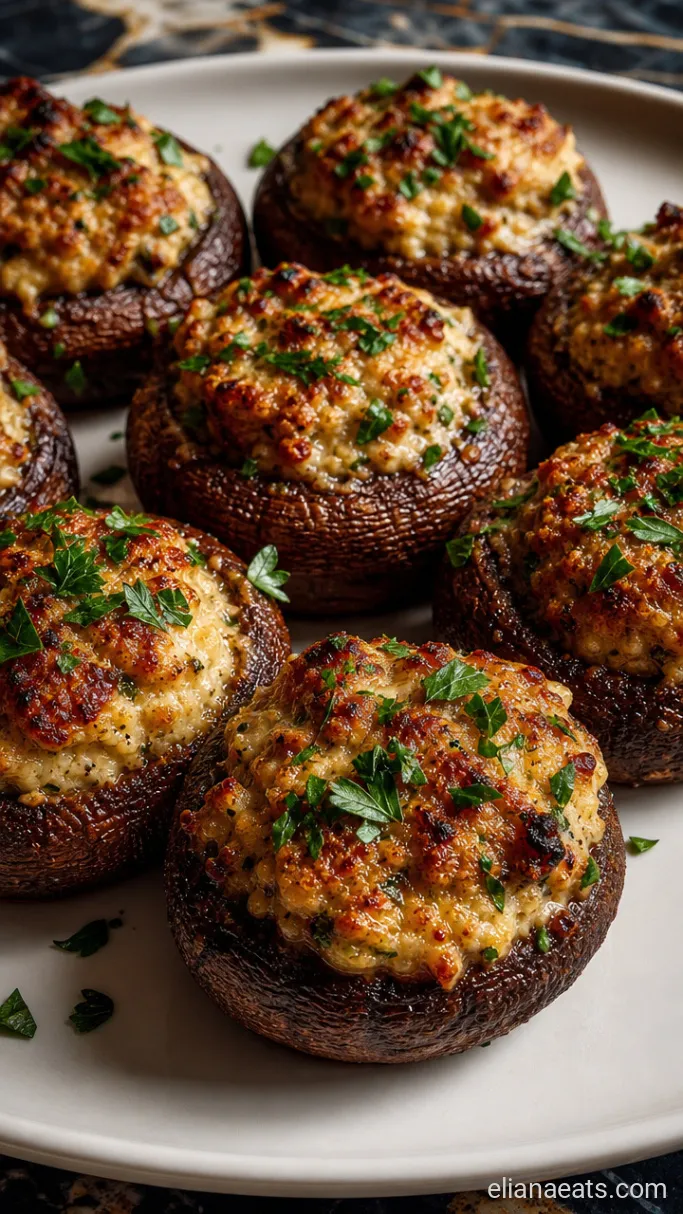 Step 5: Bake and Plate the Mushrooms