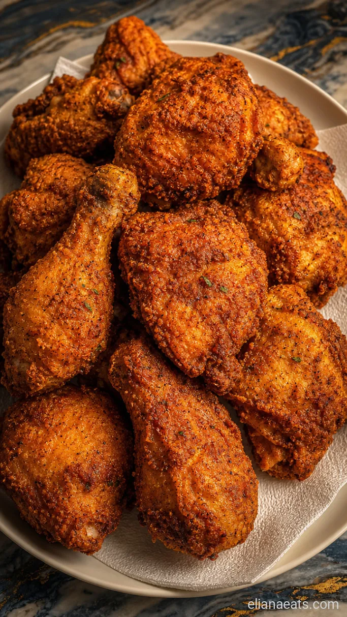 Step 5: Drain and Plate the Chicken