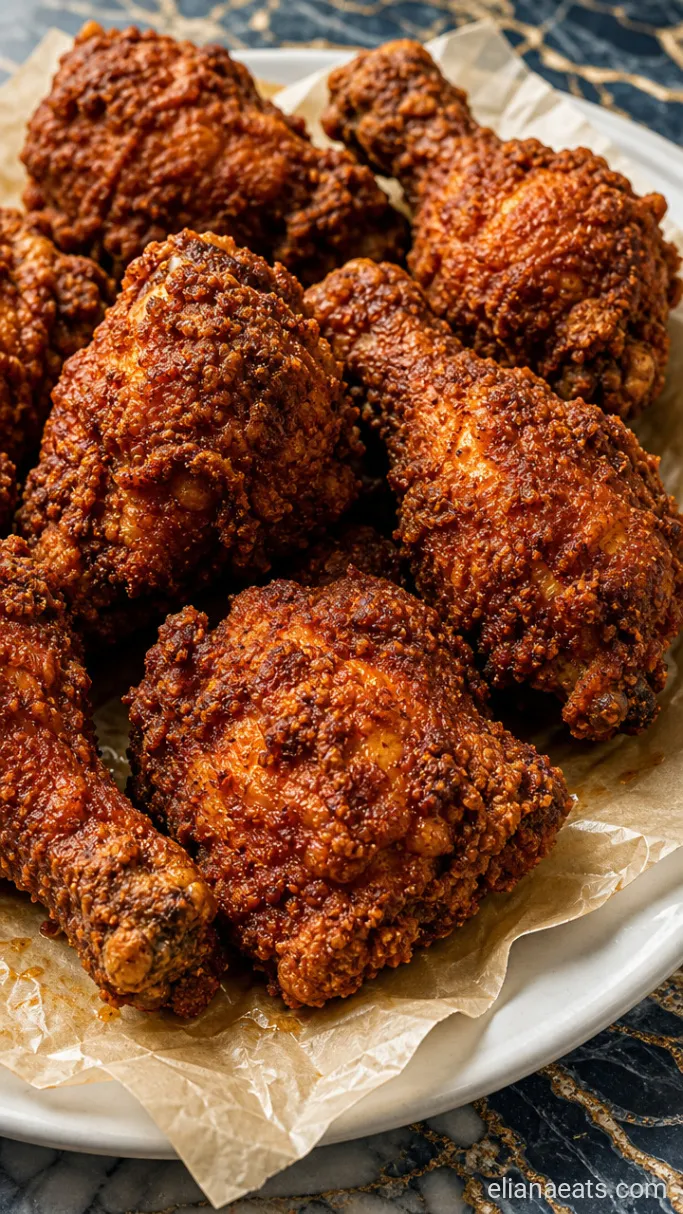 Step 5: Drain and Plate the Chicken
