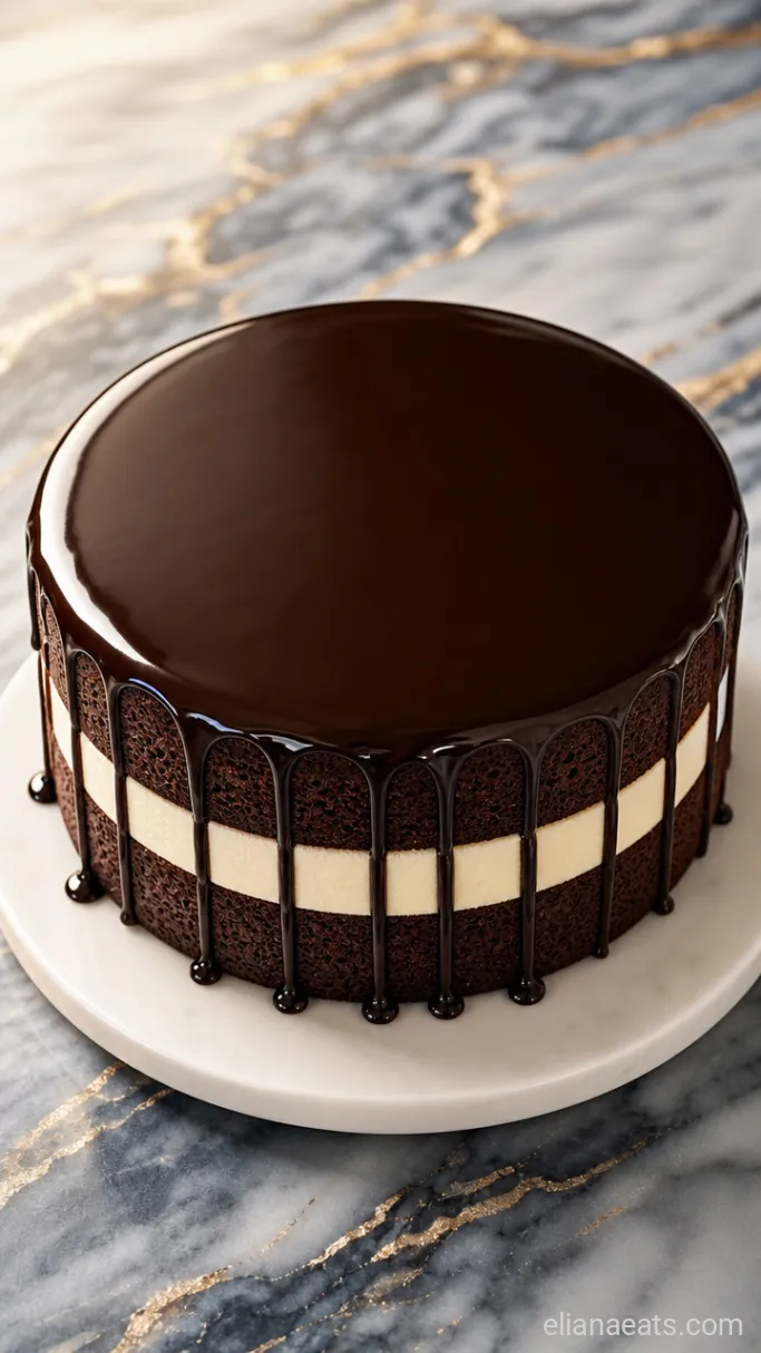 Step 5: Glaze and Garnish the Cake