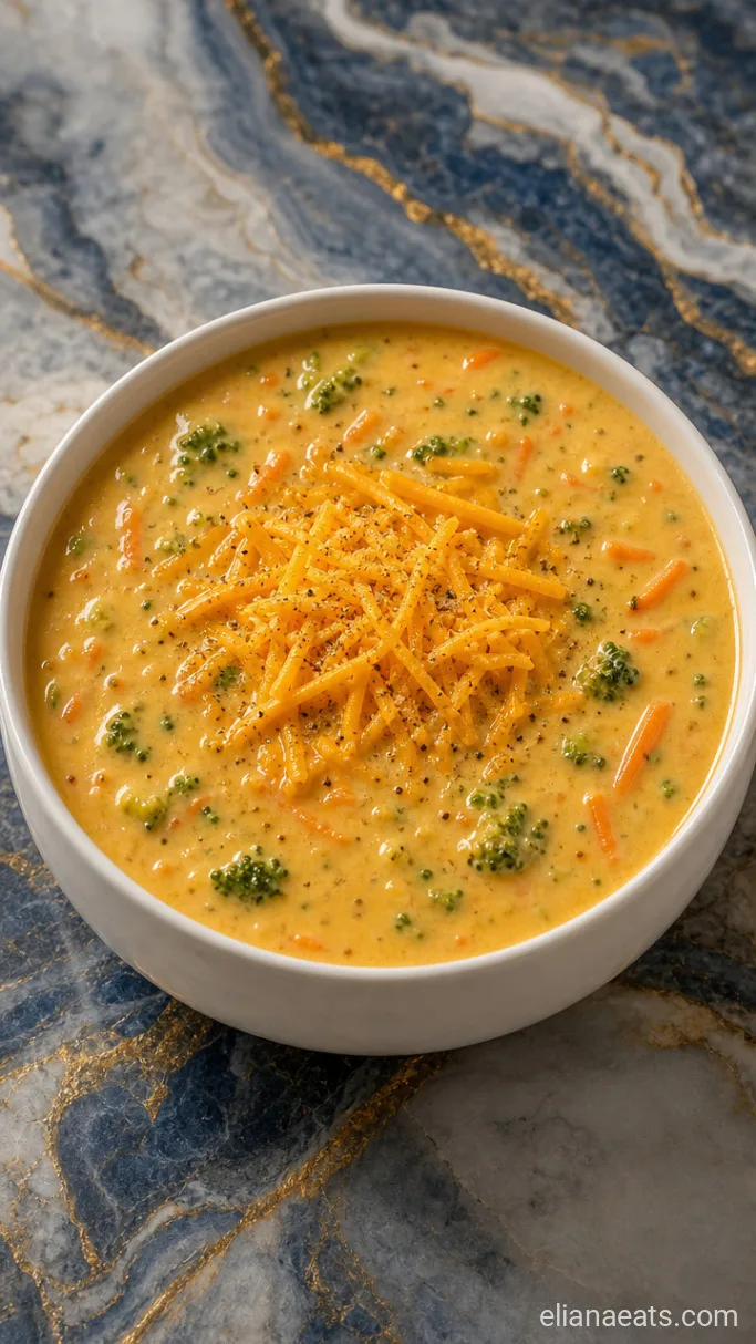 Step 5: Ladle and Top with Extra Cheddar