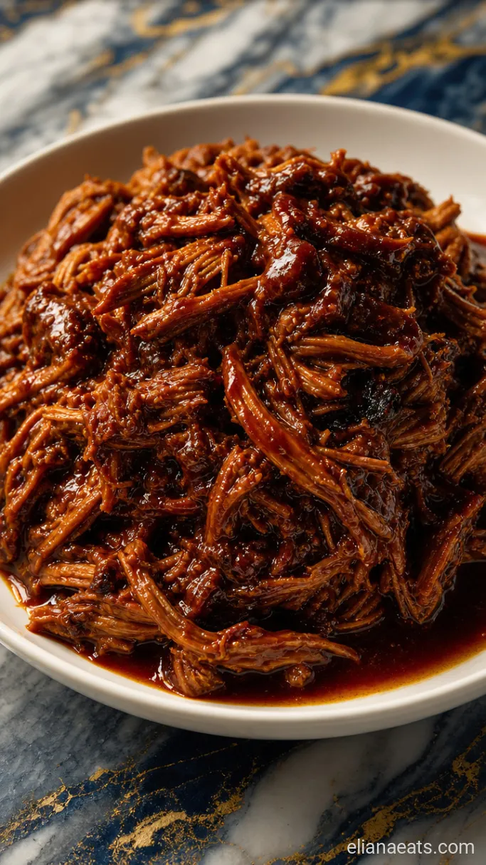 Step 5: Shred and Glaze the Pulled Pork