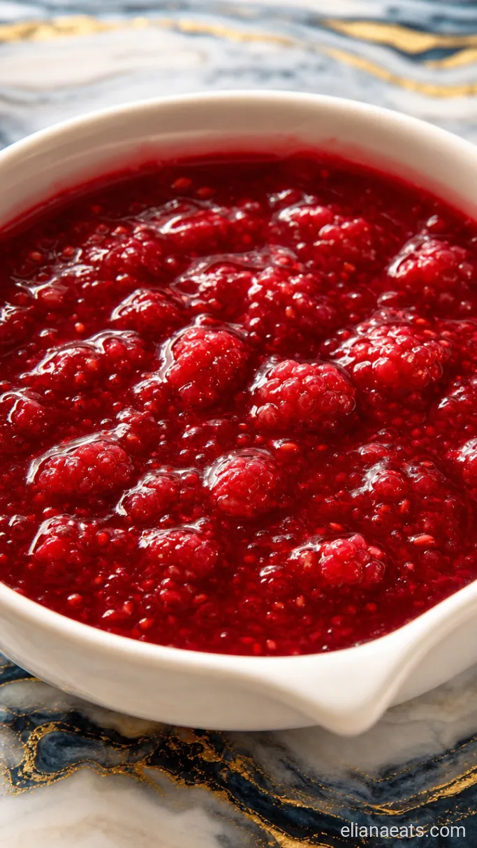 Step 5: Simmer the Raspberry Sauce