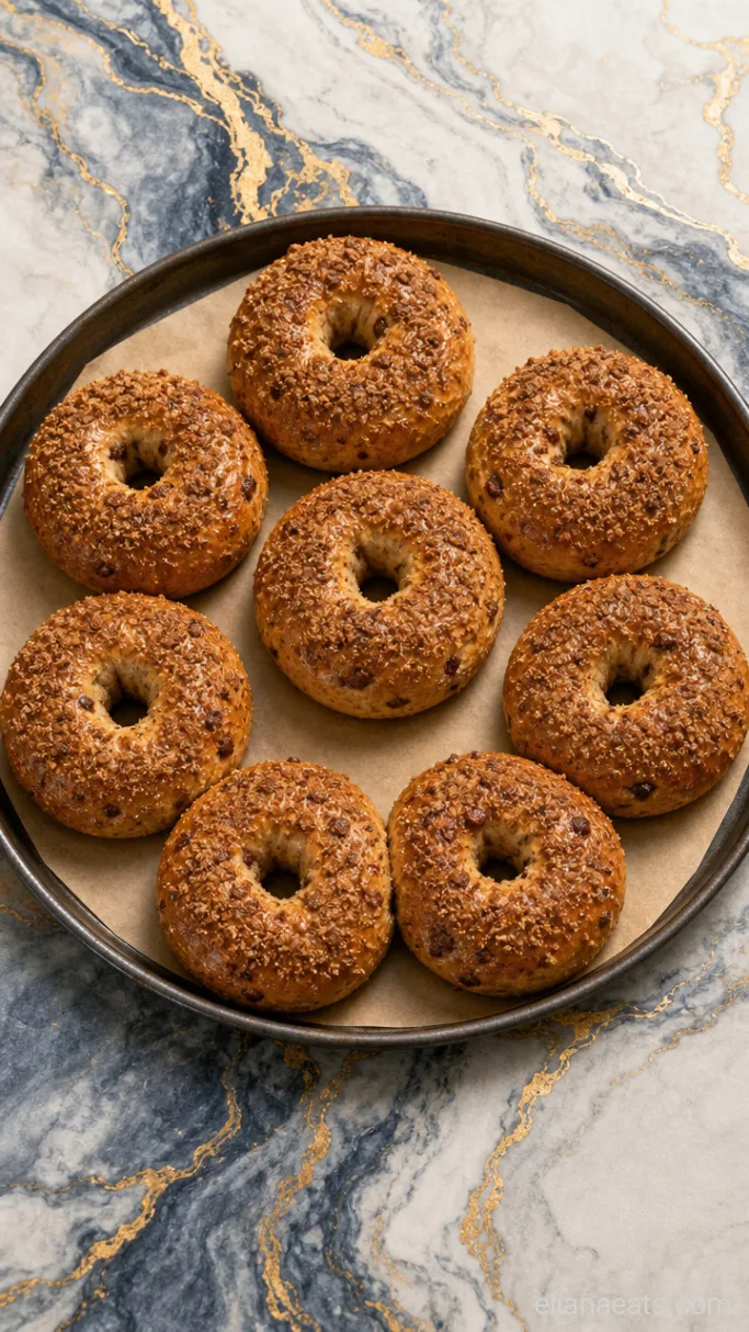 Step 5: Top and Bake the Bagels