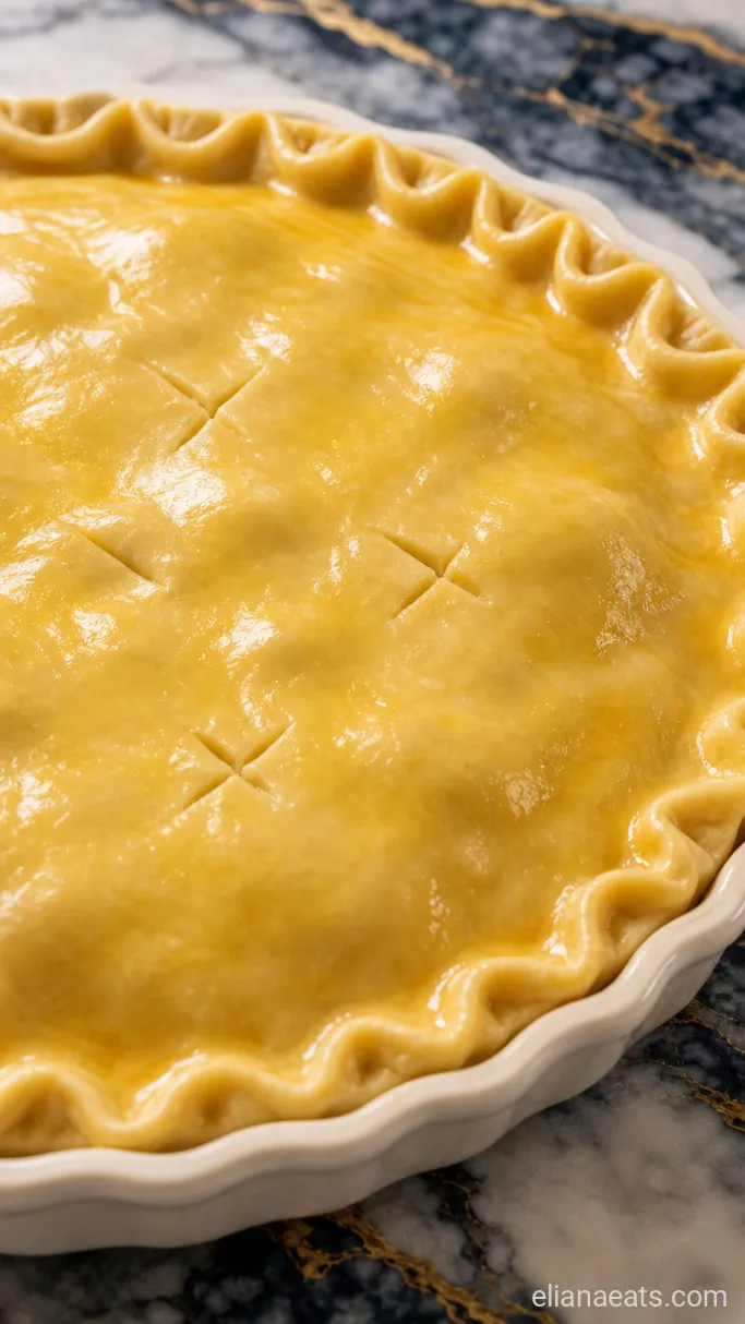 Step 5: Top and Glaze the Pie