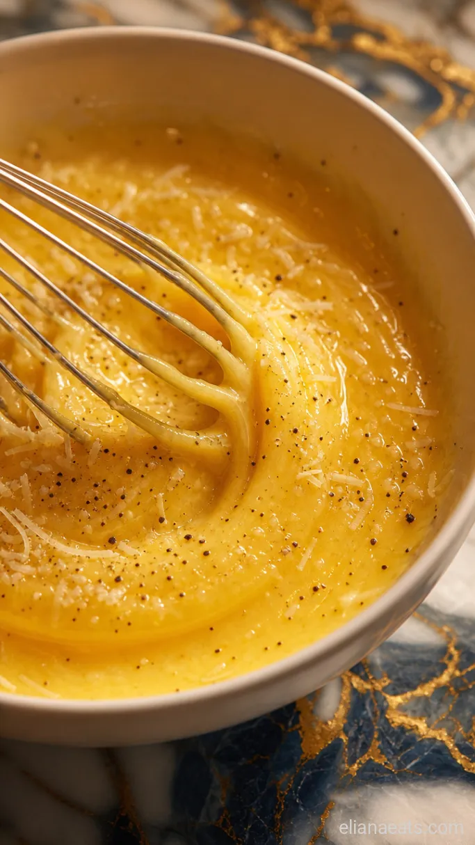 Step 5: Whisk the Egg Sauce