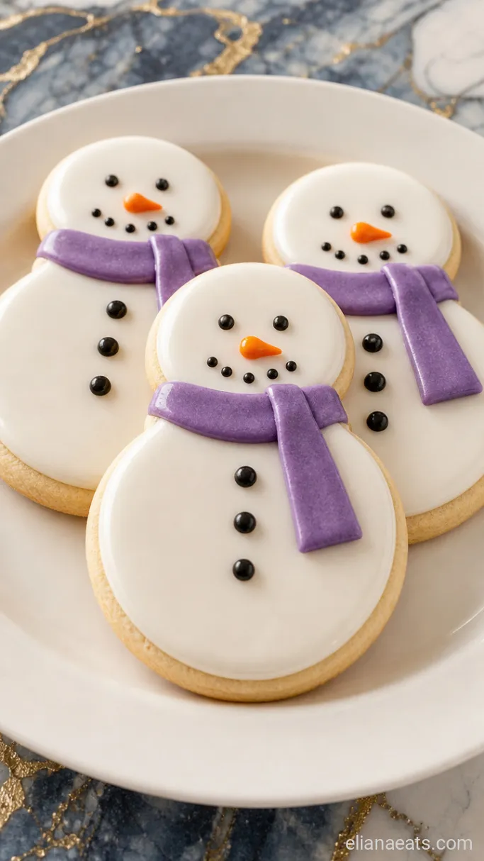 Step 6: Ice and Decorate the Snowmen