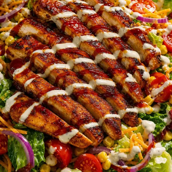 wendys bbq ranch chicken salad