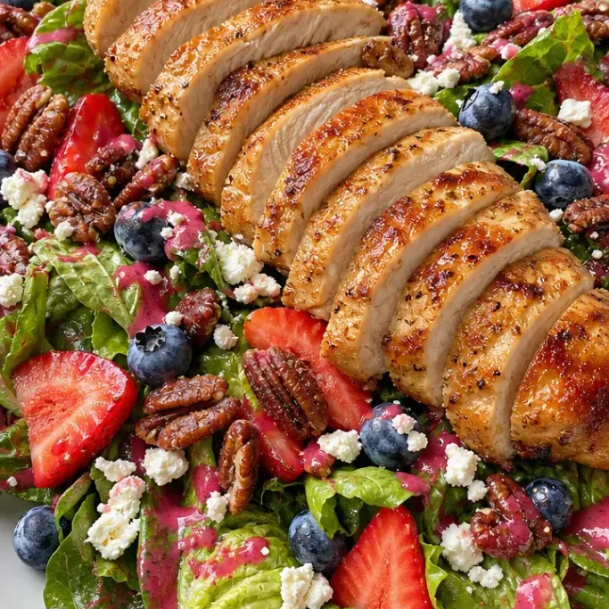 wendys summer berry chicken salad